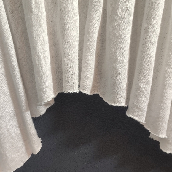 We The Free Cream Gauzy Tie-Front Boho Tunic - Picture 4 of 6